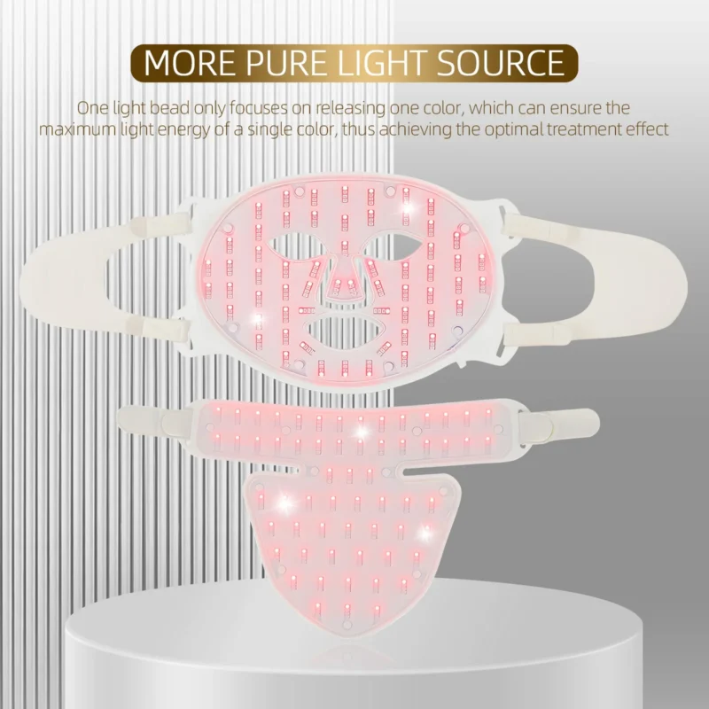 LED Mask for Skin Rejuvenation Infrared and Red Light Therapy for Anti-Aging and Acne Treatment Face Care - Image 5