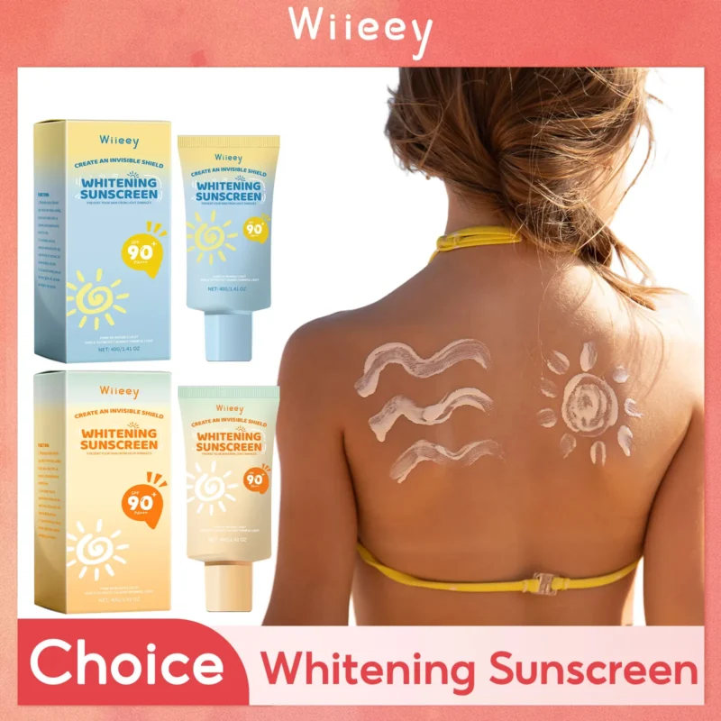Children UV Protection Cream Lasting Sun Block Isolation Brightening Refreshing Oil Control SPF 90+Moisturizing Sunscreen Cream