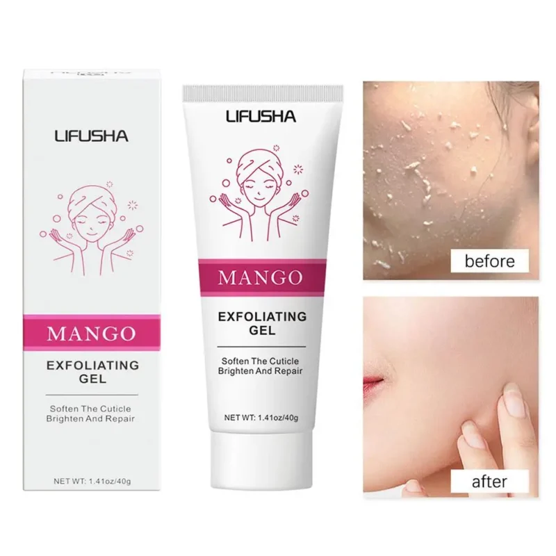 Face Exfoliating Gel Aloe Vera Facial Exfoliating Scrub Cleanses Remove Blackhead Moisturizing Shrink Pores Skin Care 30g-100g - Image 8