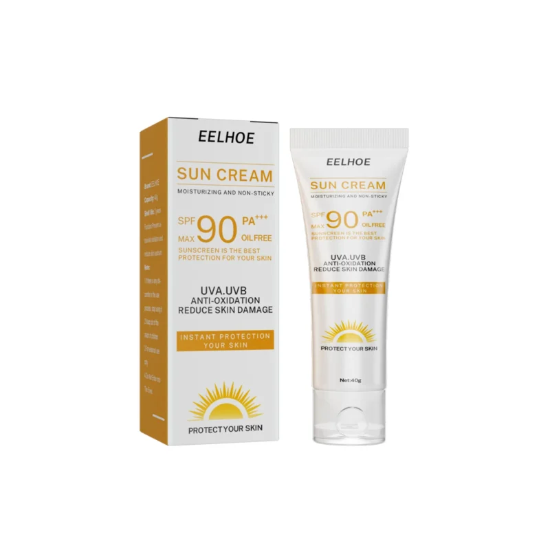 EELHOE Sunscreen Spf 90 Whitening Sun Cream for Face Body Oil-control Bleaching Face Moisturizer Sunblock Skin Protective Cream - Image 2
