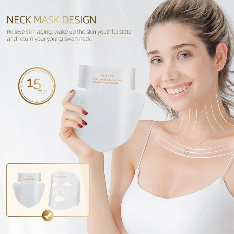 LED Mask for Skin Rejuvenation Infrared and Red Light Therapy for Anti-Aging and Acne Treatment Face Care - Image 4
